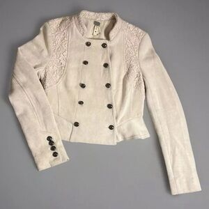 Adorable We the Free knit double breasted jacket